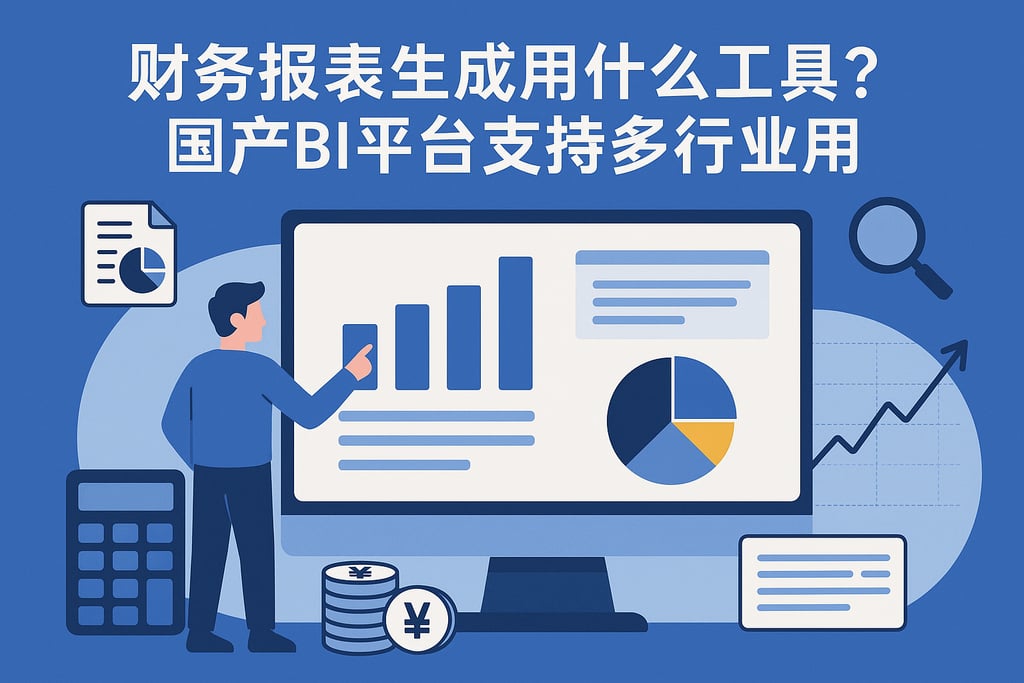 财务报表生成用什么工具？国产BI平台支持多行业应用