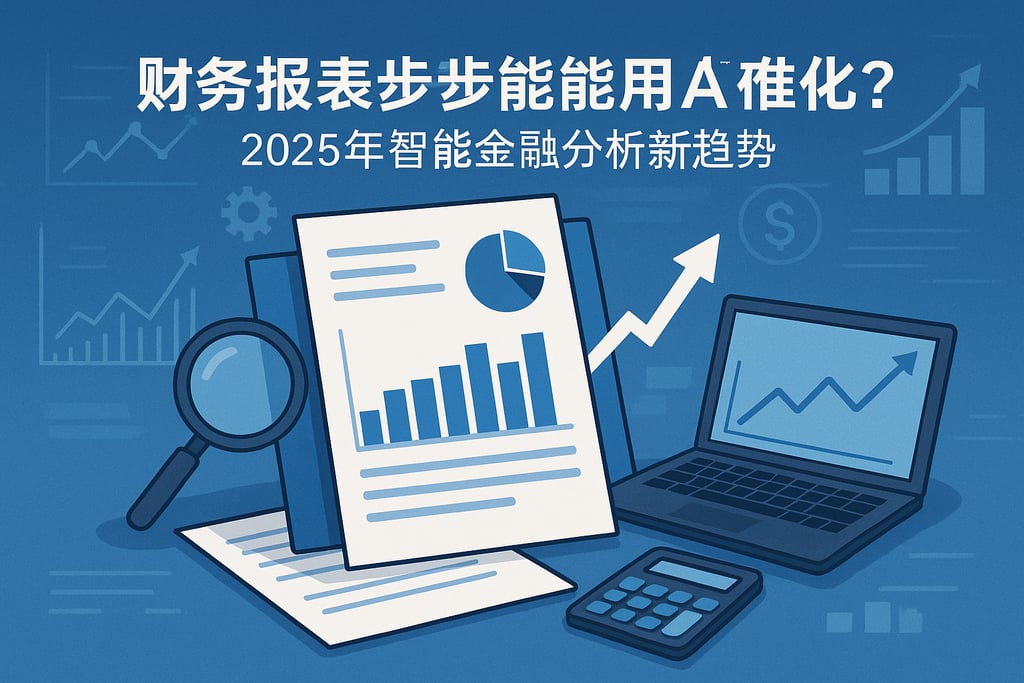 财务报表的步骤能用AI优化吗？2025年智能财务分析新趋势
