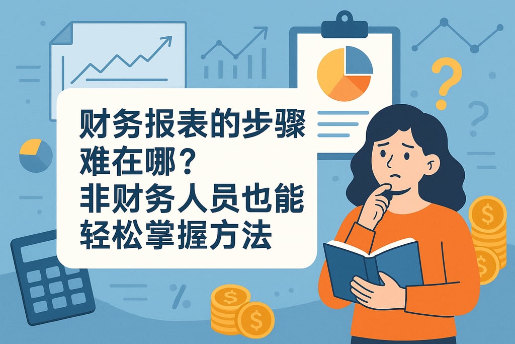财务报表的步骤难在哪？非财务人员也能轻松掌握方法