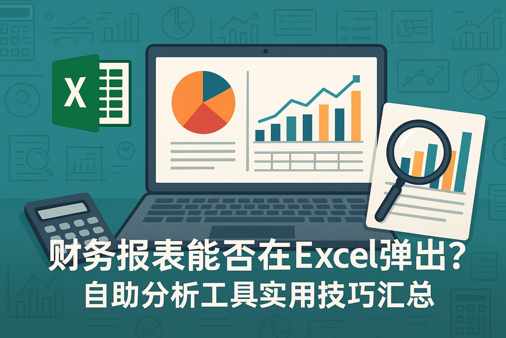 财务报表能否在Excel弹出？自助分析工具实用技巧汇总
