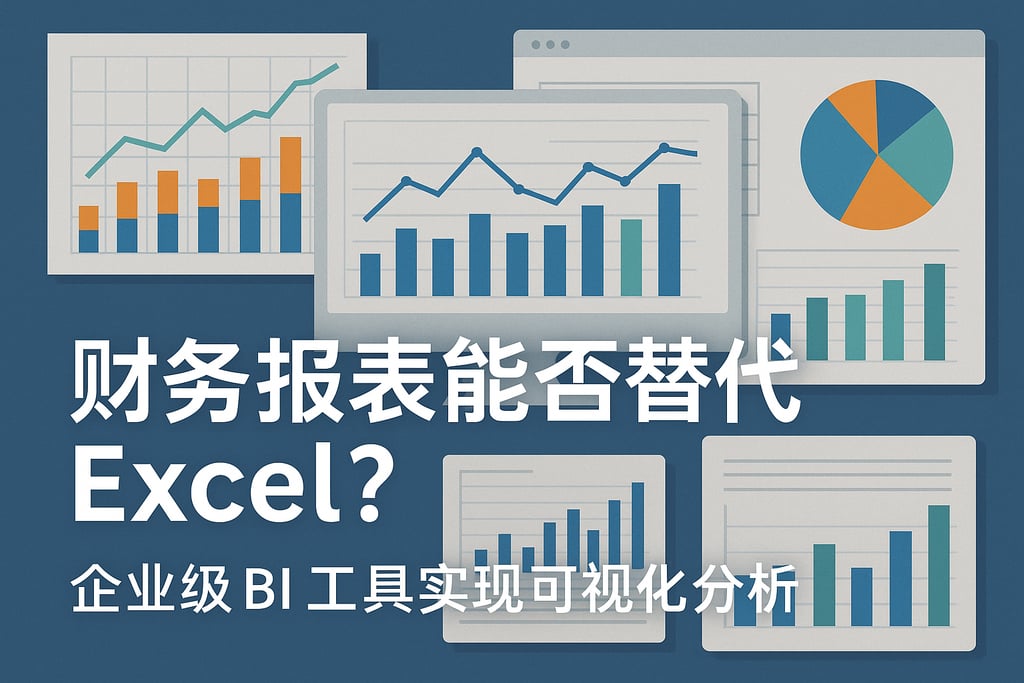 财务报表能否替代Excel？企业级BI工具实现可视化分析