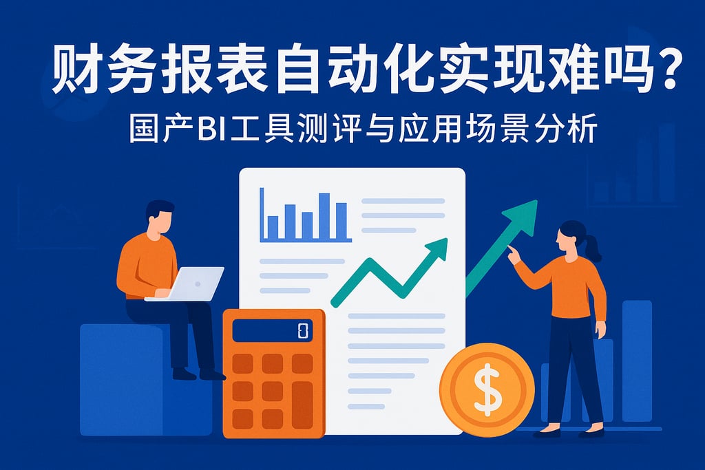 财务报表自动化实现难吗？国产BI工具测评与应用场景分析