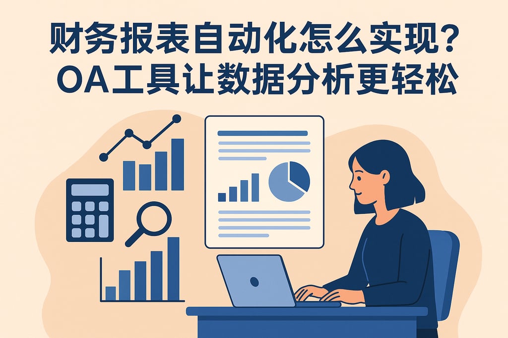 财务报表自动化怎么实现？OA工具让数据分析更轻松