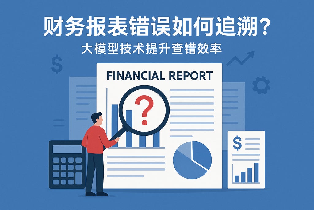 财务报表错误如何追溯？大模型技术提升查错效率