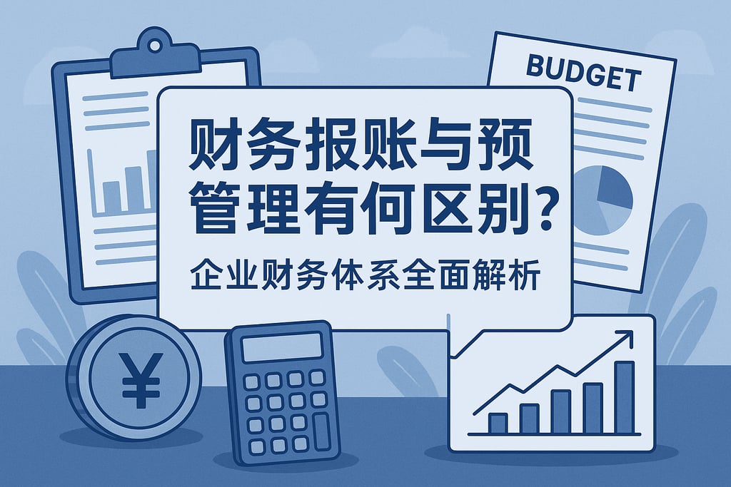 财务报账与预算管理有何区别？企业财务体系全面解析