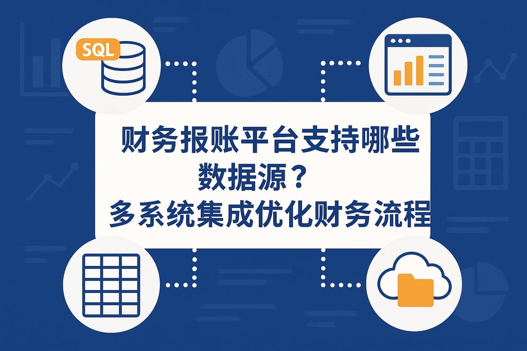 财务报账平台支持哪些数据源？多系统集成优化财务流程