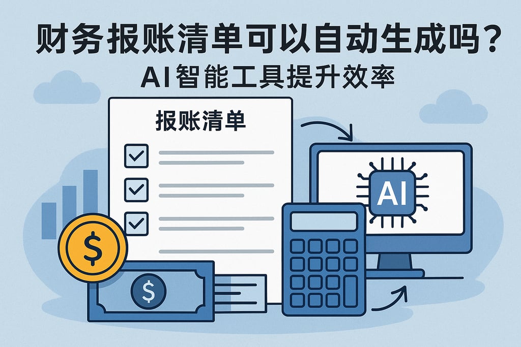 财务报账清单可以自动生成吗？AI智能工具提升效率