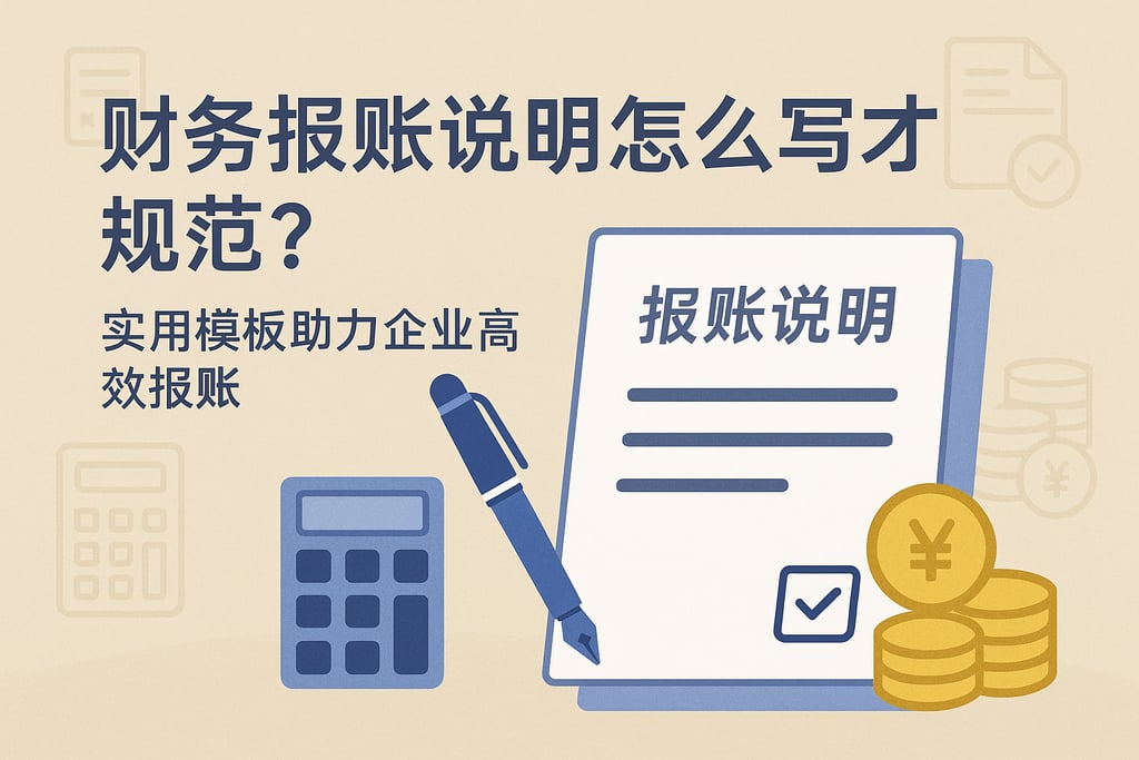 财务报账说明怎么写才规范？实用模板助力企业高效报账