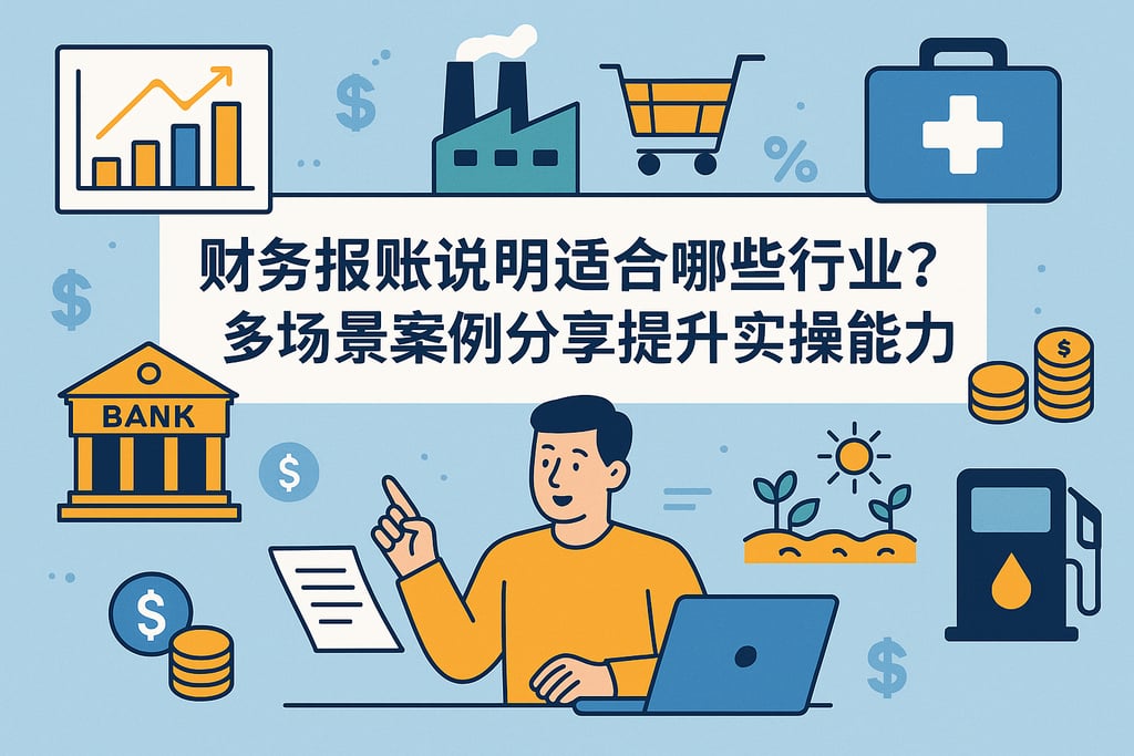 财务报账说明适合哪些行业？多场景案例分享提升实操能力