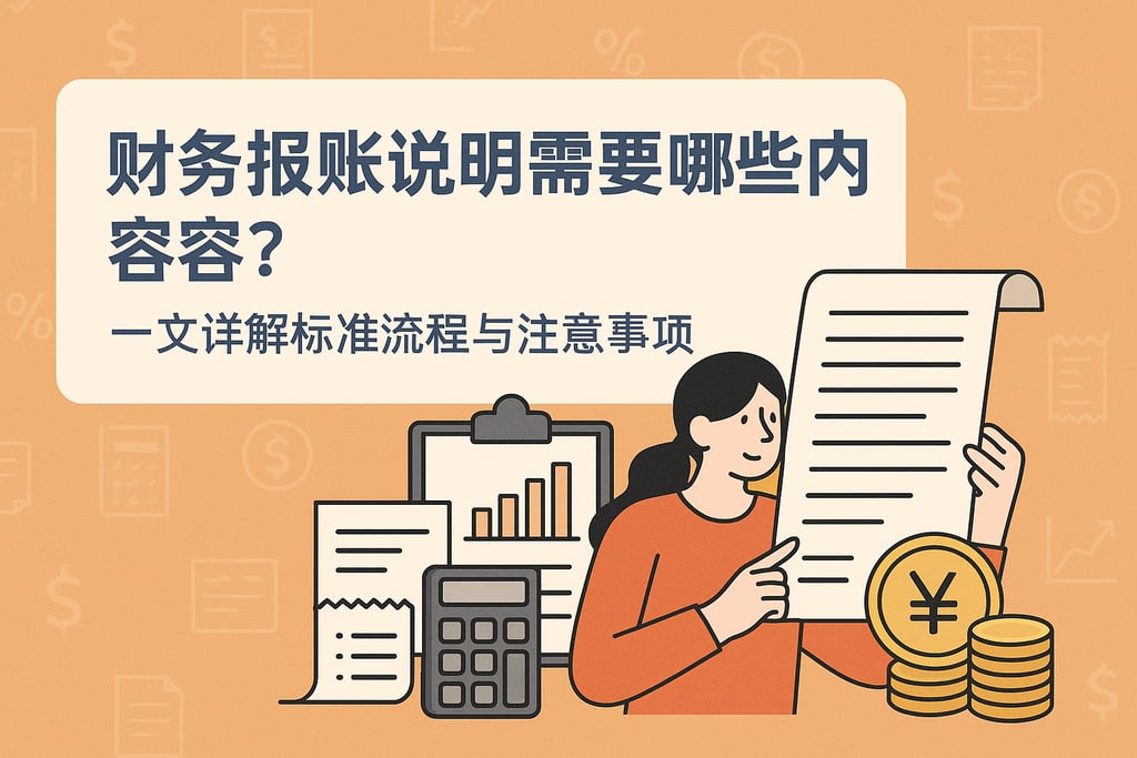 财务报账说明需要哪些内容？一文详解标准流程与注意事项