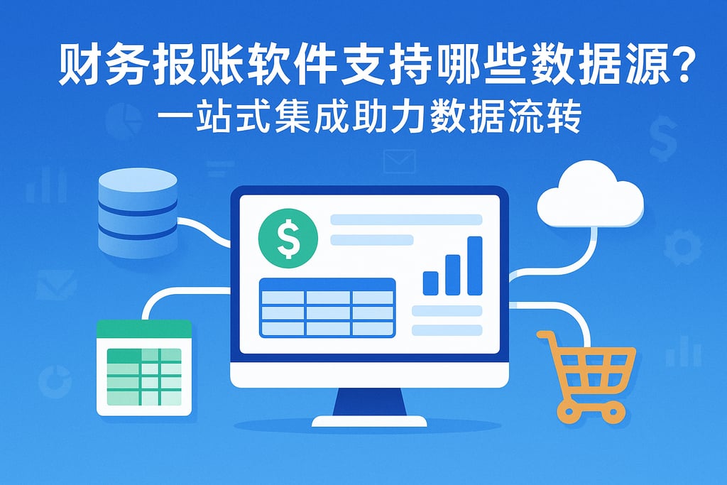 财务报账软件支持哪些数据源？一站式集成助力数据流转