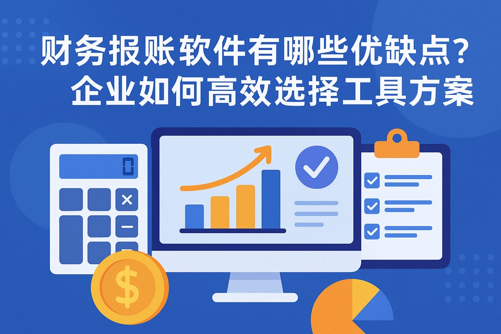 财务报账软件有哪些优缺点？企业如何高效选择工具方案