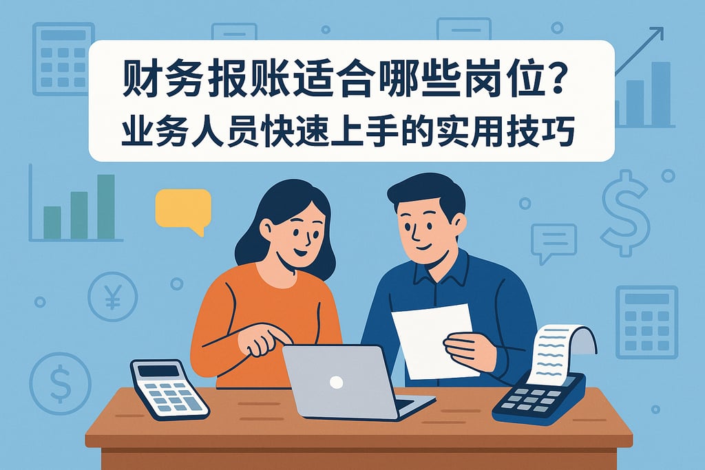 财务报账适合哪些岗位？业务人员快速上手的实用技巧