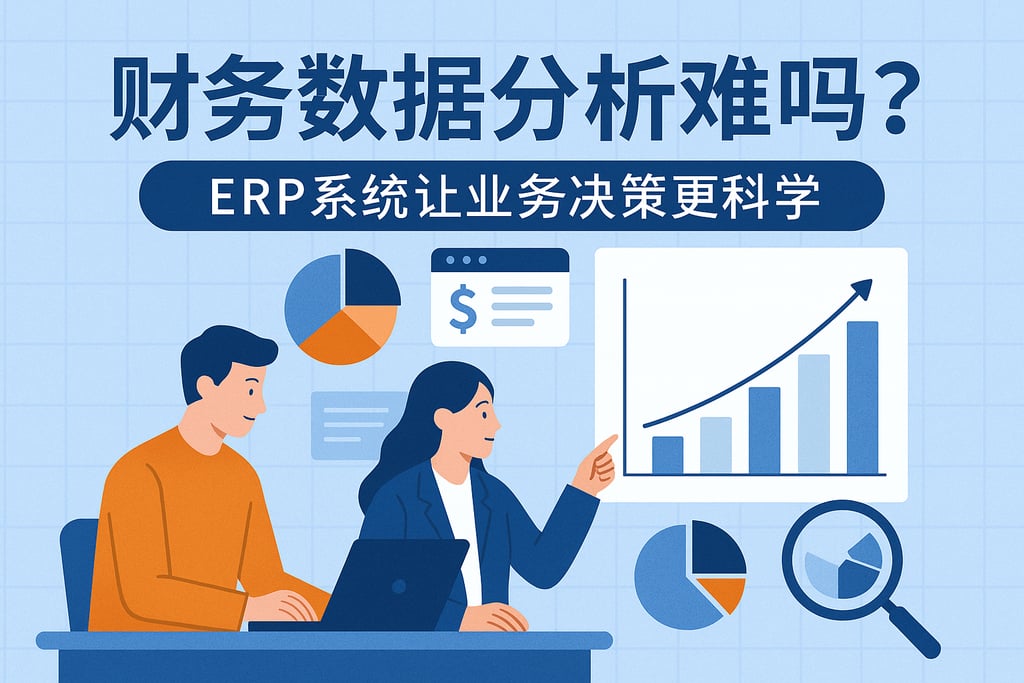 财务数据分析难吗？erp系统让业务决策更科学