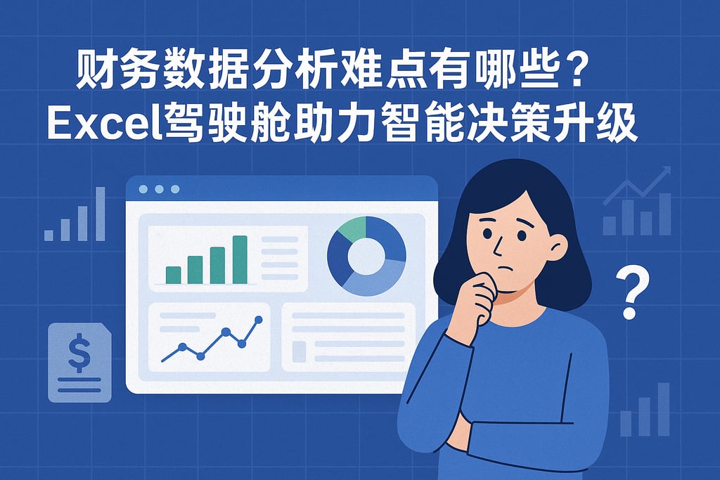 财务数据分析难点有哪些？Excel驾驶舱助力智能决策升级