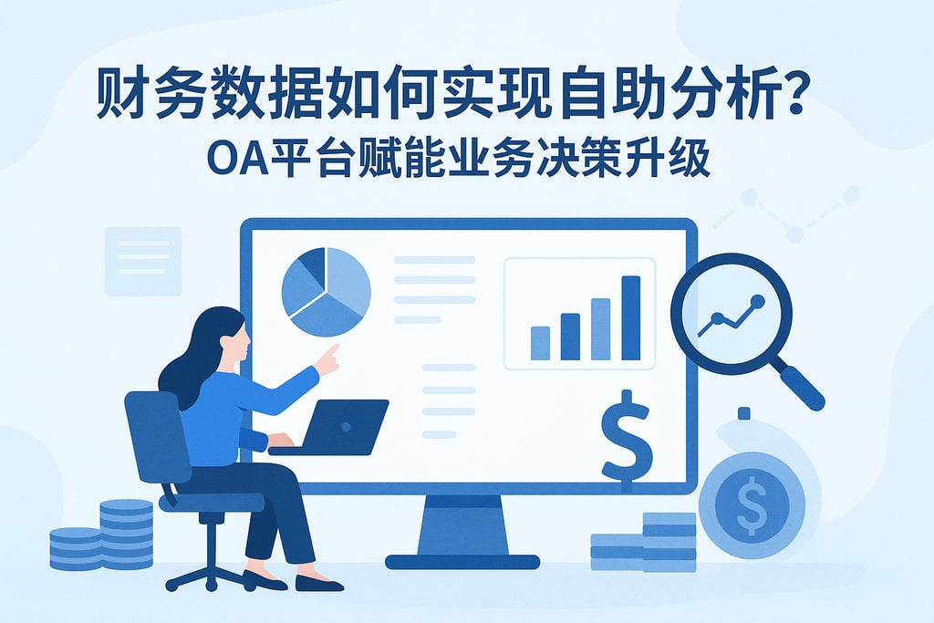 财务数据如何实现自助分析？OA平台赋能业务决策升级