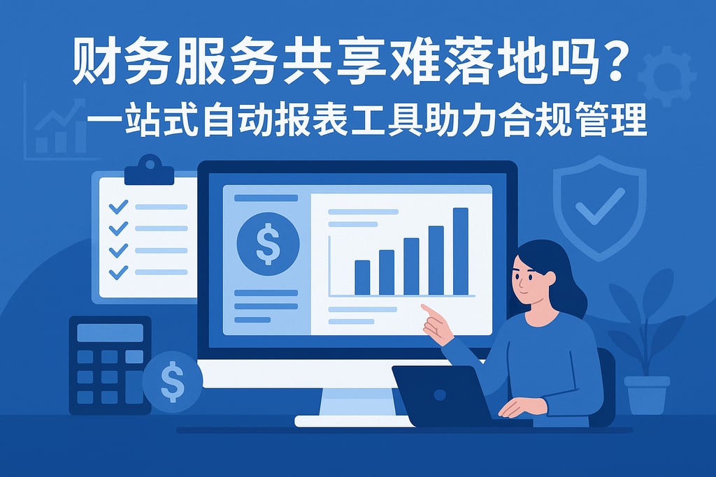 财务服务共享难落地吗？一站式自动报表工具助力合规管理