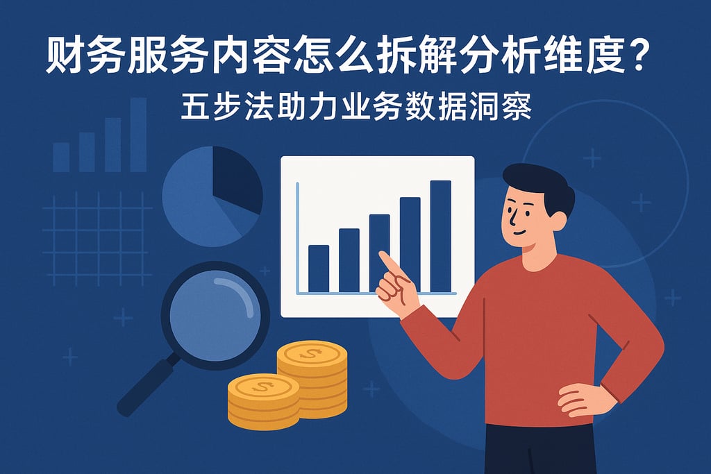 财务服务内容怎么拆解分析维度？五步法助力业务数据洞察。