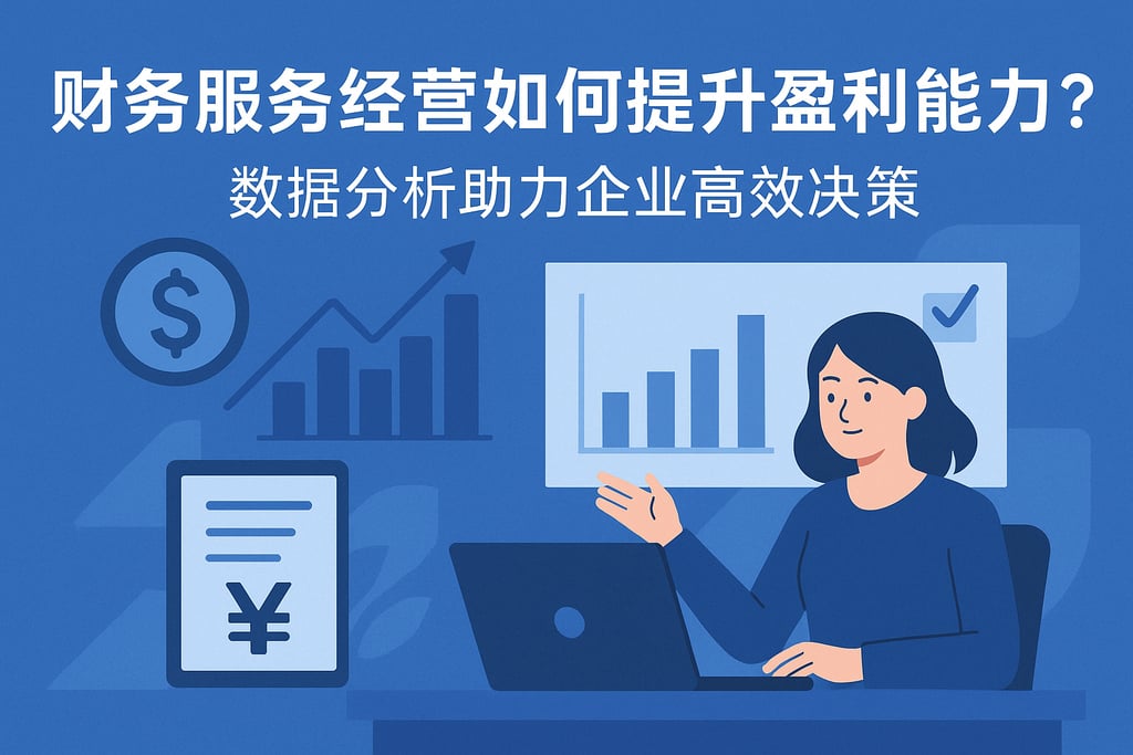 财务服务经营如何提升盈利能力？数据分析助力企业高效决策