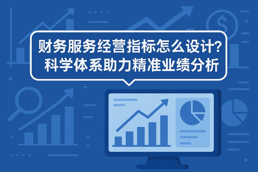 财务服务经营指标怎么设计？科学体系助力精准业绩分析