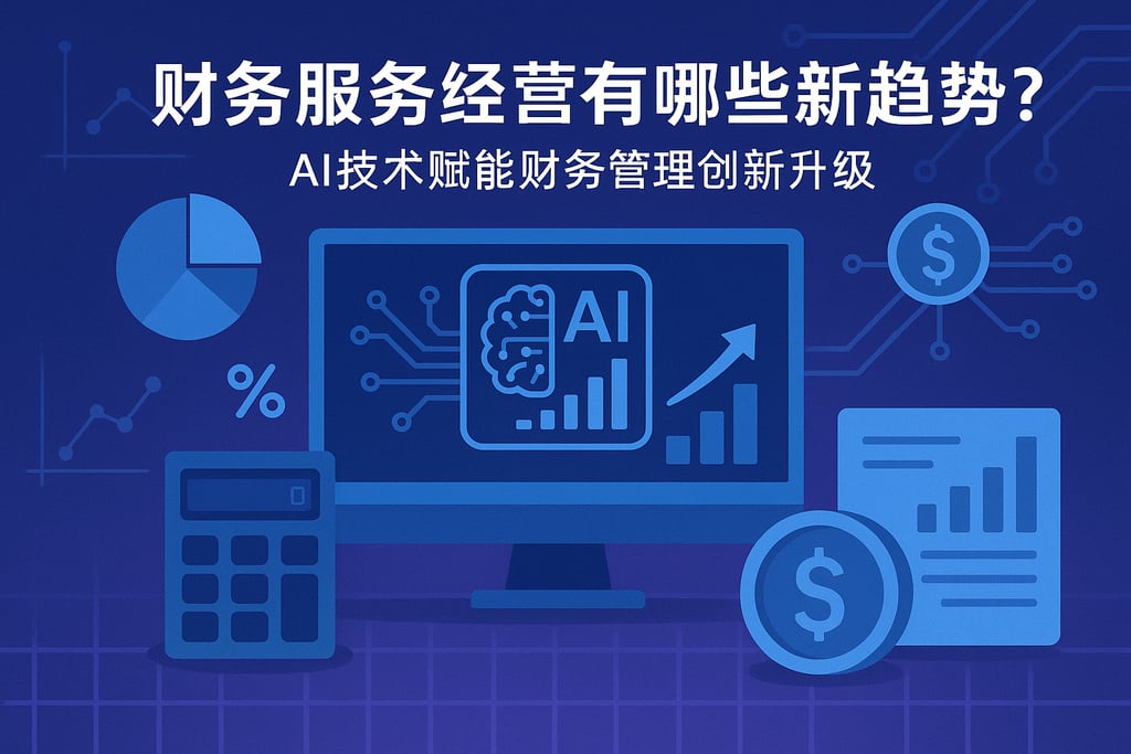 财务服务经营有哪些新趋势？AI技术赋能财务管理创新升级
