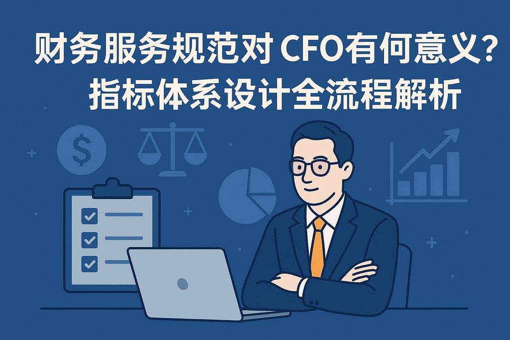 财务服务规范对CFO有何意义？指标体系设计全流程解析