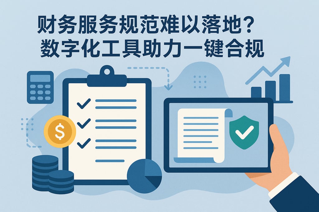 财务服务规范难以落地吗？数字化工具助力一键合规