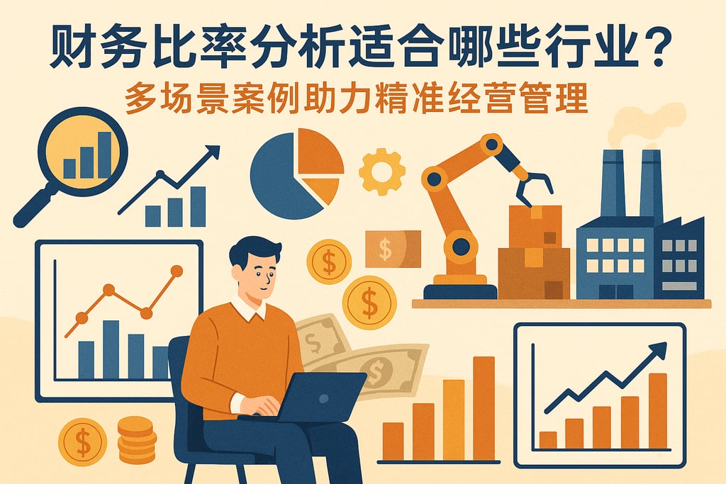 财务比率分析适合哪些行业？多场景案例助力精准经营管理