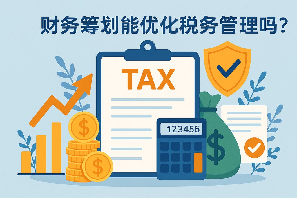 财务筹划能优化税务管理吗？合理避税降低运营成本