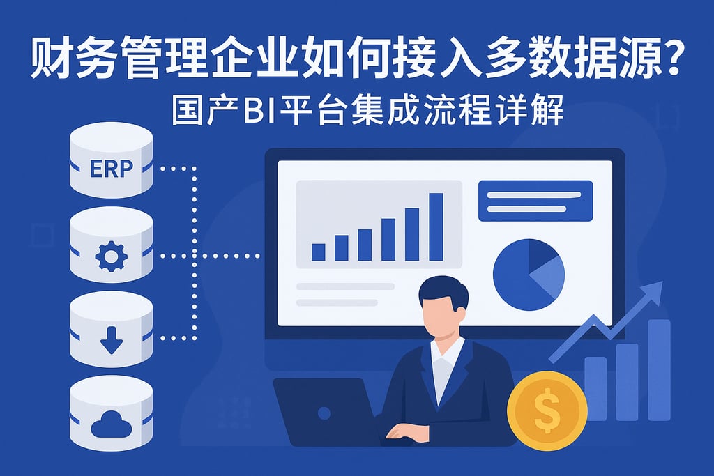 财务管理企业如何接入多数据源？国产BI平台集成流程详解