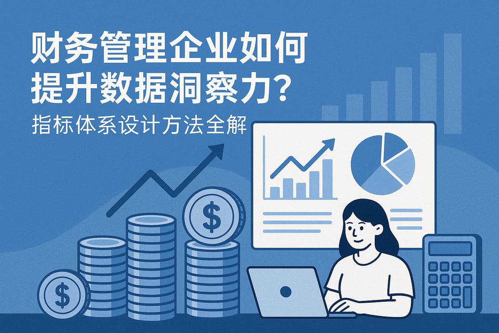 财务管理企业如何提升数据洞察力？指标体系设计方法全解
