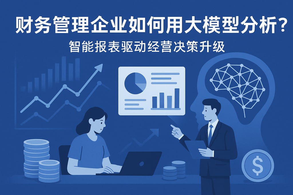 财务管理企业如何用大模型分析？智能报表驱动经营决策升级