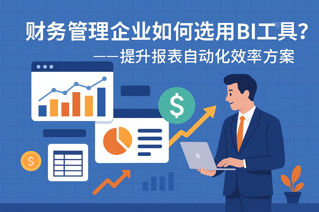 财务管理企业如何选用BI工具？提升报表自动化效率方案