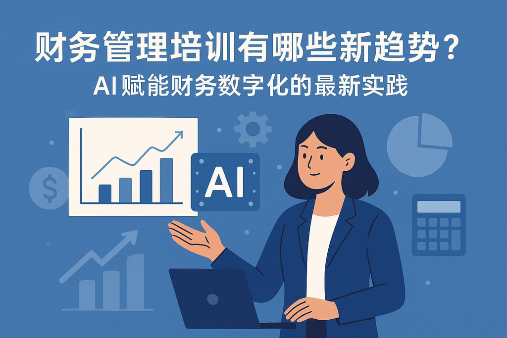 财务管理培训有哪些新趋势？AI赋能财务数字化的最新实践