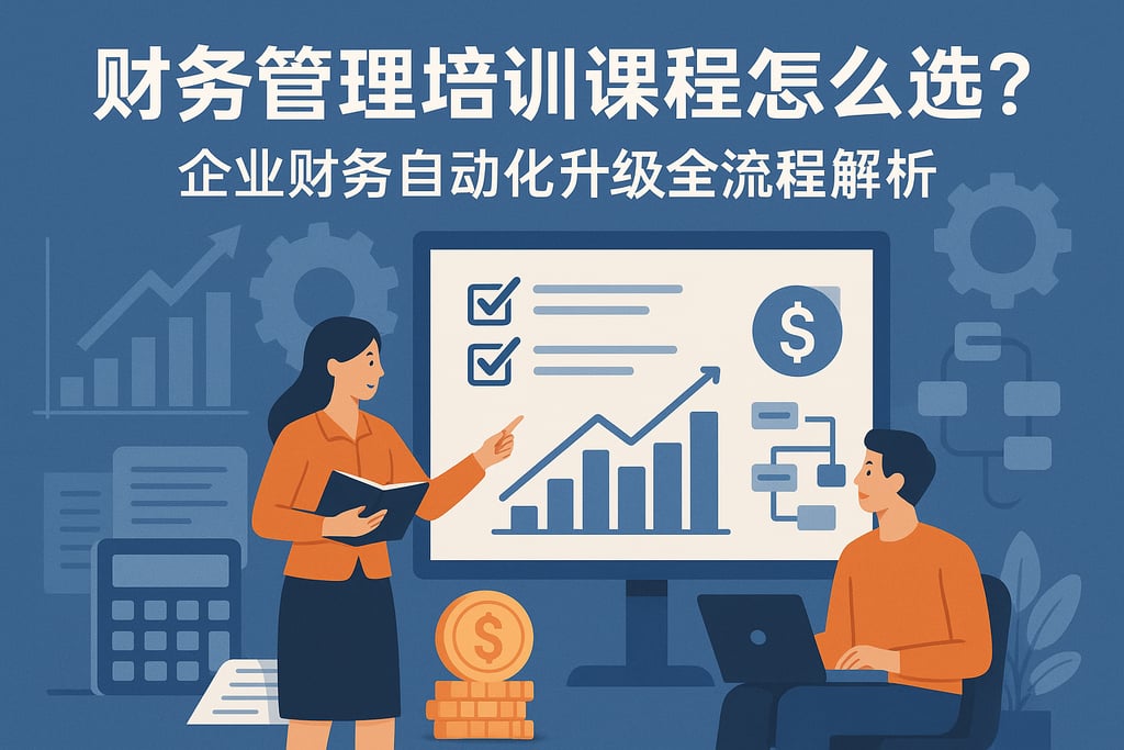 财务管理培训课程怎么选？企业财务自动化升级全流程解析