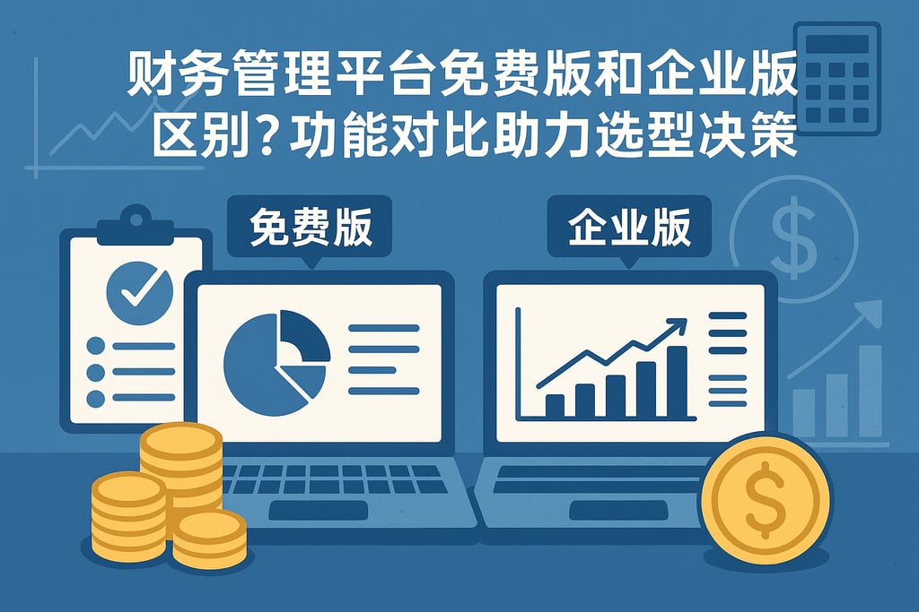 财务管理平台免费版和企业版区别？功能对比助力选型决策