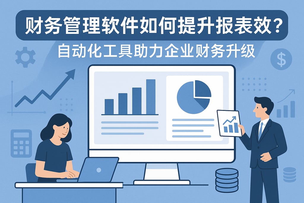 财务管理软件如何提升报表效率？自动化工具助力企业财务升级