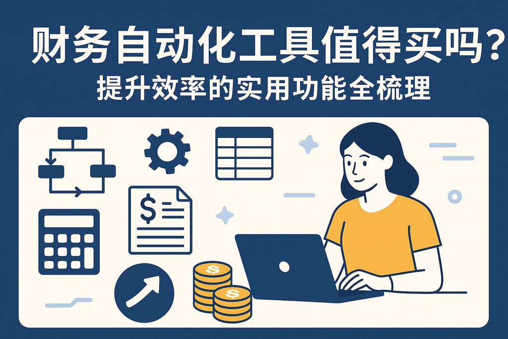 财务自动化工具值得买吗？提升效率的实用功能全梳理