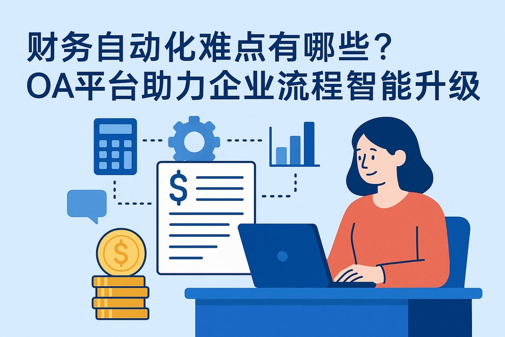 财务自动化难点有哪些？OA平台助力企业流程智能升级