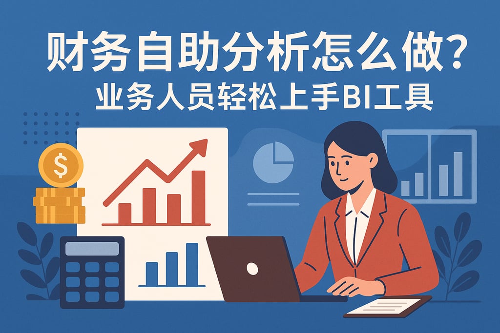 财务自助分析怎么做？业务人员轻松上手BI工具