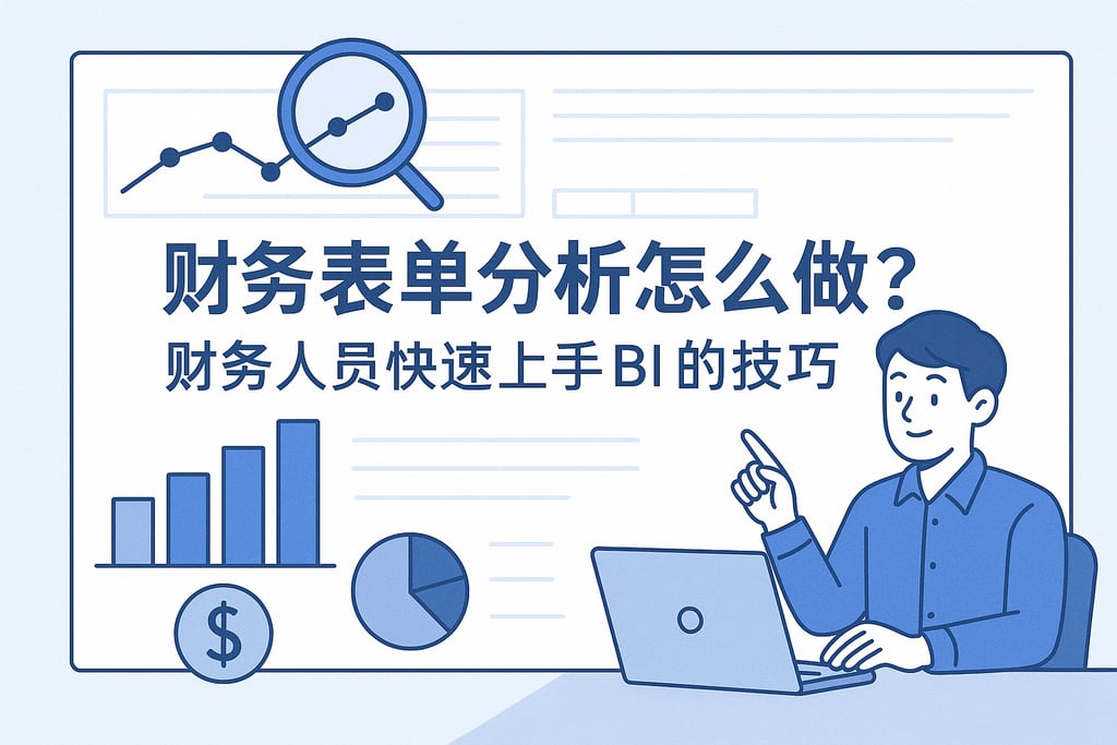财务表单分析怎么做？财务人员快速上手BI的技巧