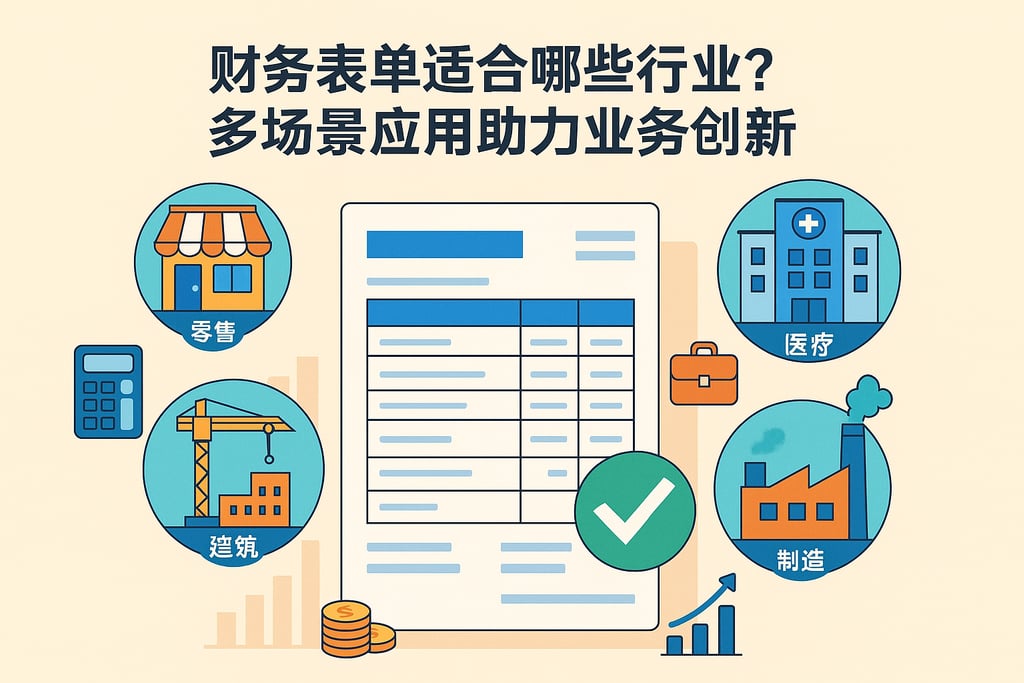 财务表单适合哪些行业？多场景应用助力业务创新