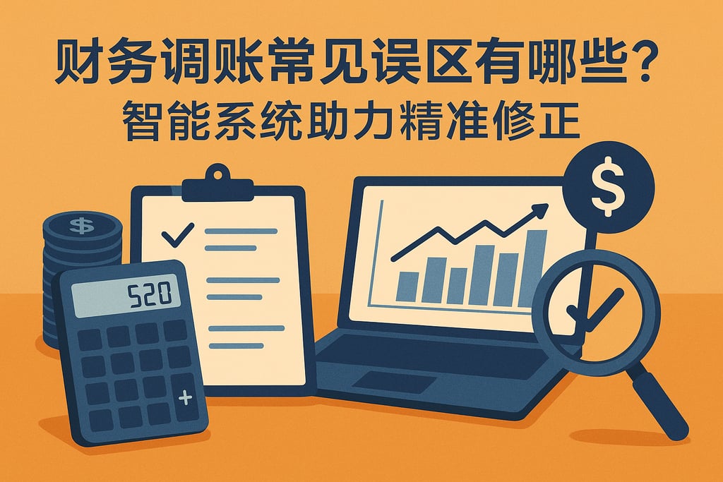 财务调账常见误区有哪些？智能系统助力精准修正