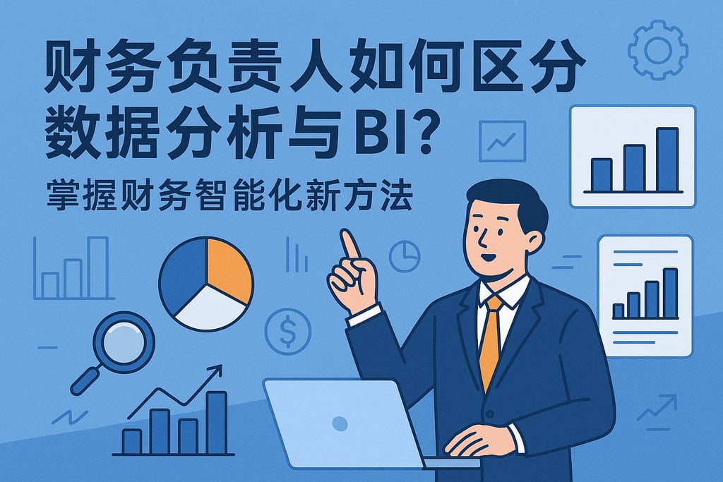 财务负责人如何区分数据分析与BI？掌握财务智能化新方法