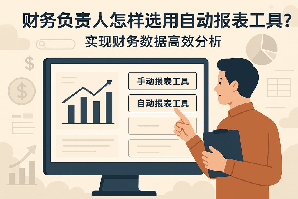 财务负责人怎样选用自动报表工具？实现财务数据高效分析