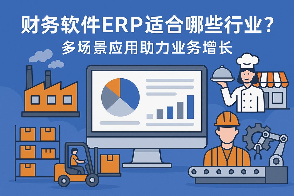 财务软件ERP适合哪些行业？多场景应用助力业务增长