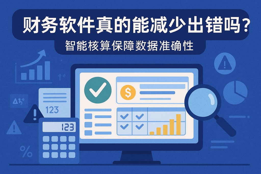 财务软件真的能减少出错吗？智能核算保障数据准确性