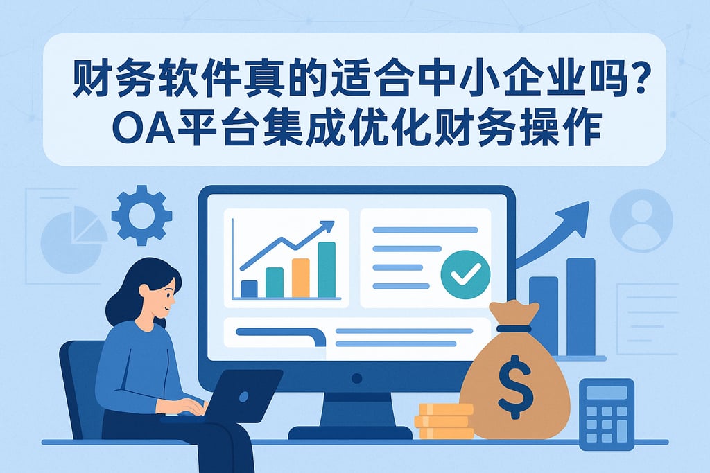 财务软件真的适合中小企业吗？OA平台集成优化财务操作