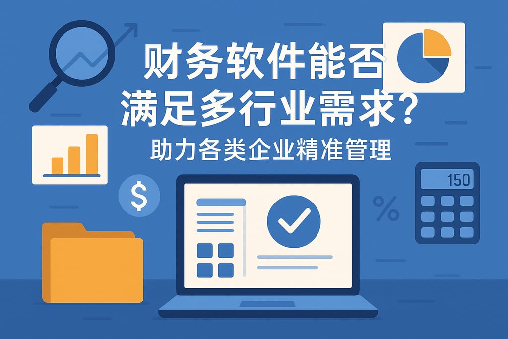 财务软件能否满足多行业需求？助力各类企业精准管理