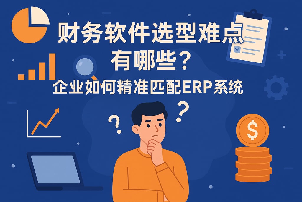 财务软件选型难点有哪些？企业如何精准匹配ERP系统